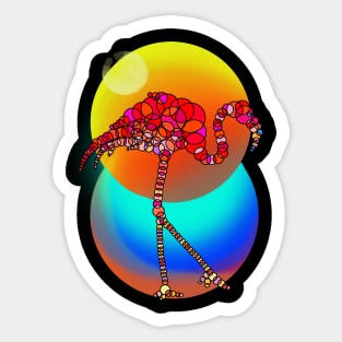 SUN AND FLAMENCO Sticker